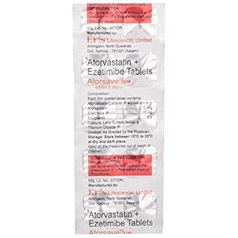 Atorsave EZ 10 - Strip of 10 Tablets : Amazon.in: Health & Personal Care
