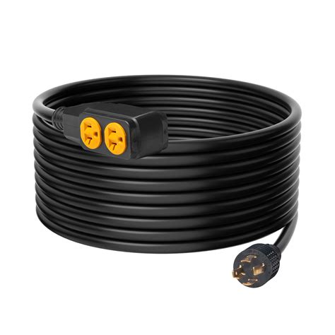 BENTISM 25ft 30A 125V Generator Extension Cord Power Cord outdoor ...