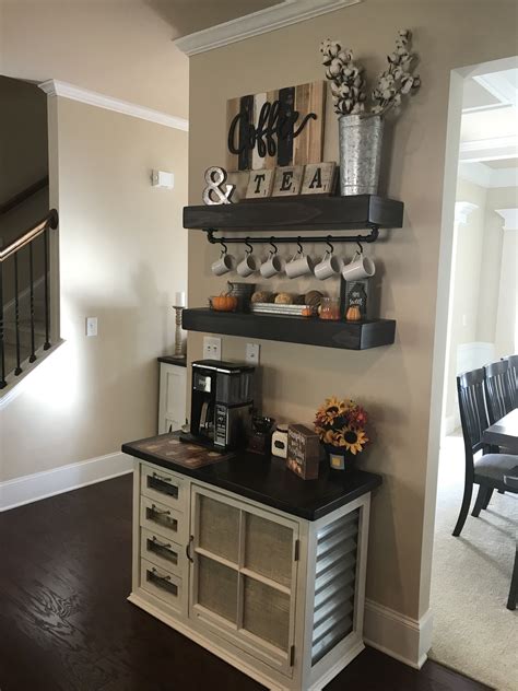 30+ Coffee Bar With Floating Shelves