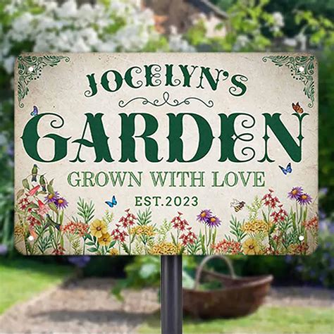 Amazon.com : Custom Metal Signs with Name Made in USA Personalized ...