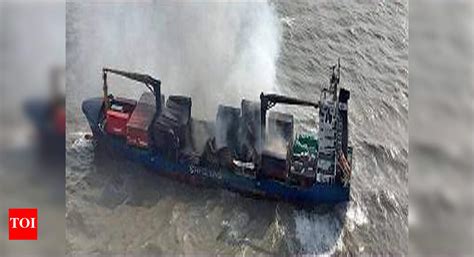 Ship Fire: Ship fire: IAF chopper may be called in again | Kolkata News ...