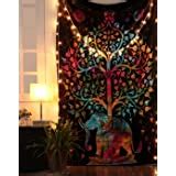 Buy Heyrumbh Handicrafts Cotton Wall Hanging Tapestry (54 x 84 inch ...