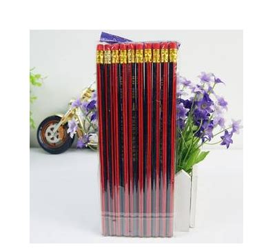 中华 HB铅笔 6151 简装 木杆铅笔带红橡皮擦-阿里巴巴