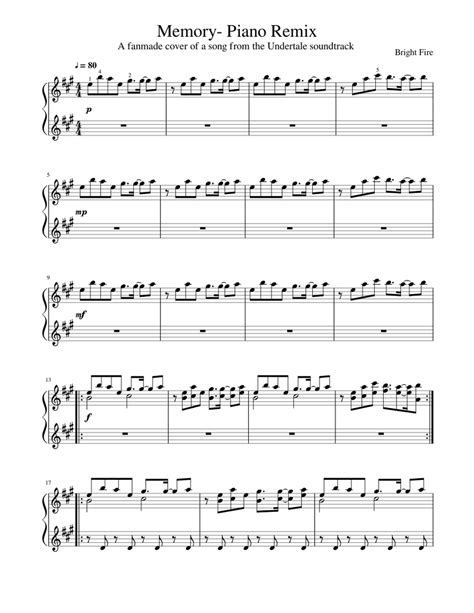 Image result for MuseScore Sheet Music Memory