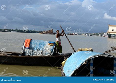 Ganges River in Kolkata editorial image. Image of ganga - 43394310