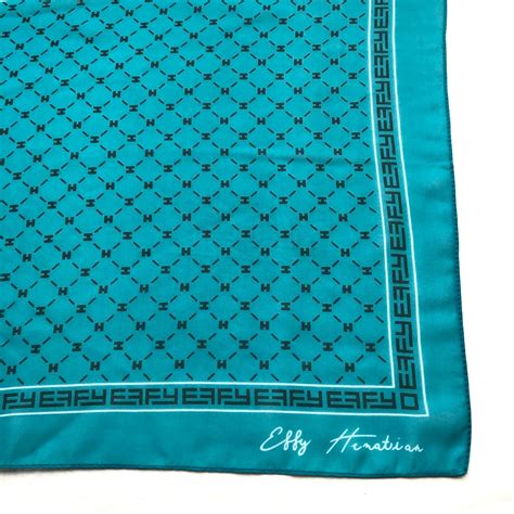 Vintage Turquoise Blue Sheer Scarf / ターコイズブルーシアースカーフ | Sugar Spun ...