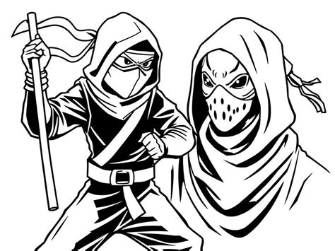 Free Printable Ninja Coloring Pages For Kids [2025]