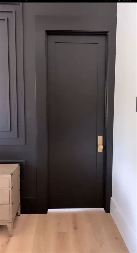 Painting Interior Doors Black - Modern and Stylish