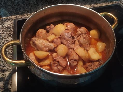 Pollo Guisado Con Papas Receta De Pollo Guisado