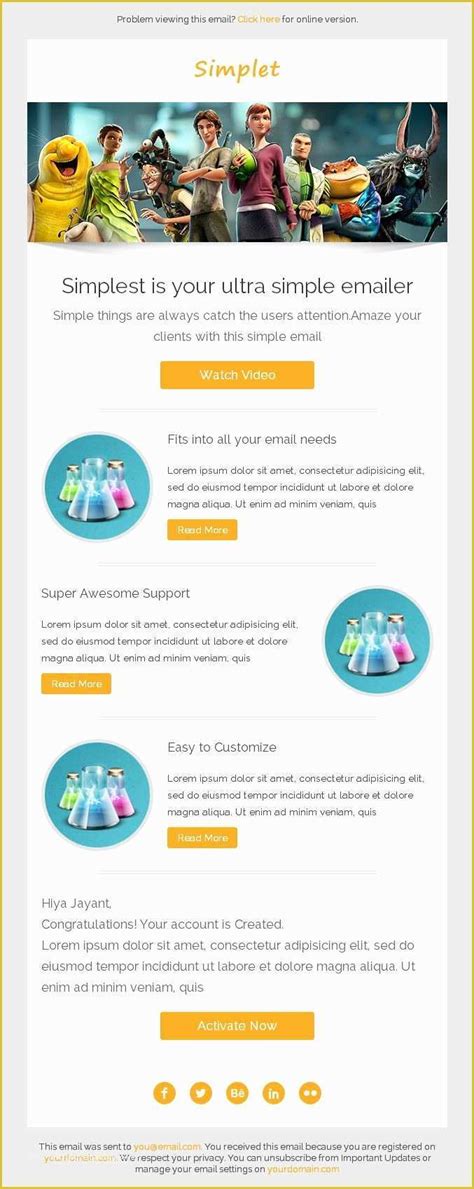 Simple Email Example 的图像结果