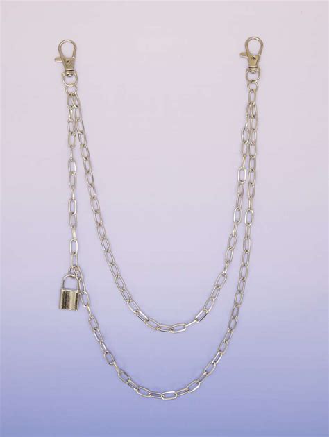 Lock Charm Pant Chain | SHEIN USA