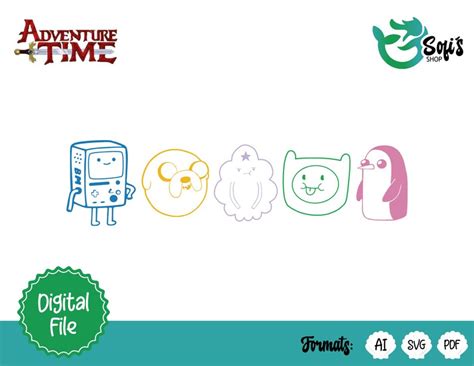Adventure Time Free SVG File 的图像结果