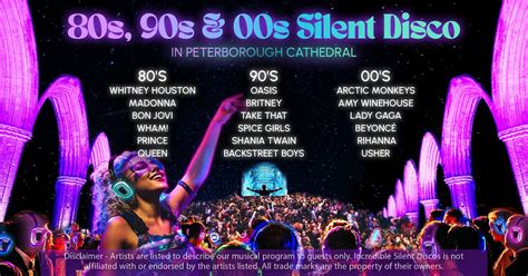 80s, 90s & 00s Silent Disco in Peterborough Cathedral (FINAL TICKETS) 💃 ...