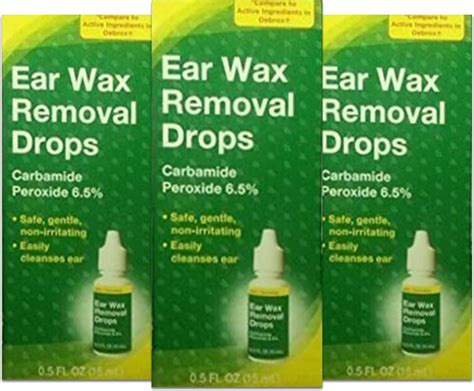 Amazon.com : MAJOR Ear Drops Earwax Removal Aid 0.5oz 15mL CARBAMIDE PEROXIDE 6.5% USA : Health ...