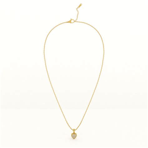 Buy Heart Diamond Necklace | Gold Plated Jewelry – PALMONAS