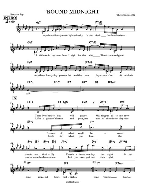 Image result for Round Midnight Guitar Tutorial