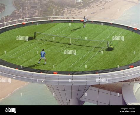 Dubai Skyscraper Tennis Court