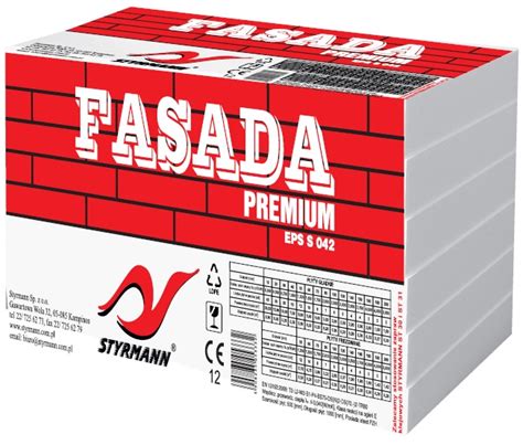 Styropian Fasada Premium EPS 042 STYRMANN, cena za m3 - Styropian ...