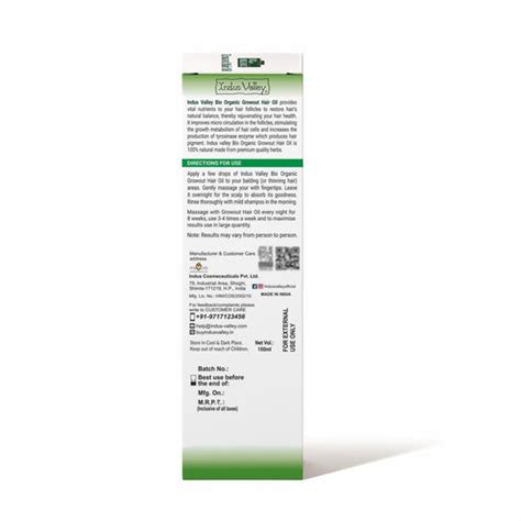 Bio-Organic Growout Hair Oil – Indus Valley