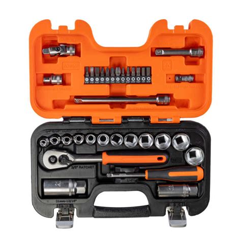 S330AF Bahco | Bahco 34-Piece Imperial 1/4 in; 3/8 in Standard Socket ...