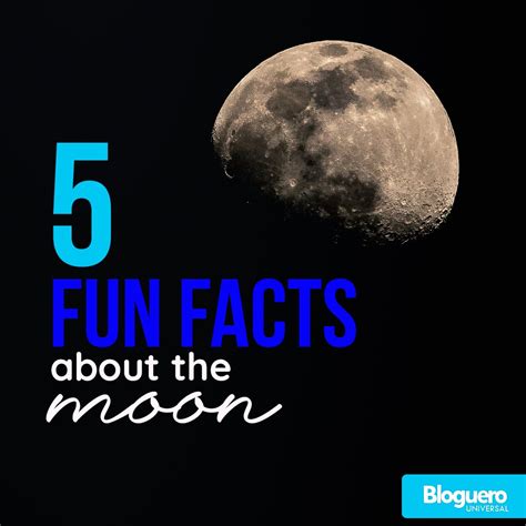Fun facts about the moon / Datos curiosos sobre la luna - Yoors