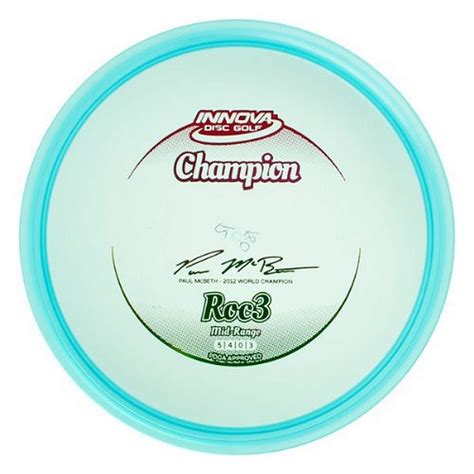 Innova Disc Golf Champion Material ROC 3 Golf Disc, 165-169gm (Colors ...