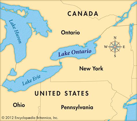 Lake Ontario Map