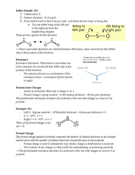 Image result for SO2 Lewis Structure