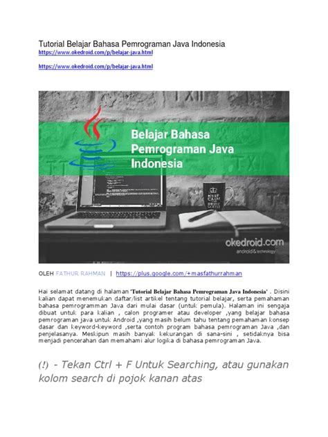Tutorial IntelliJ Bahasa Indonesia 的图像结果