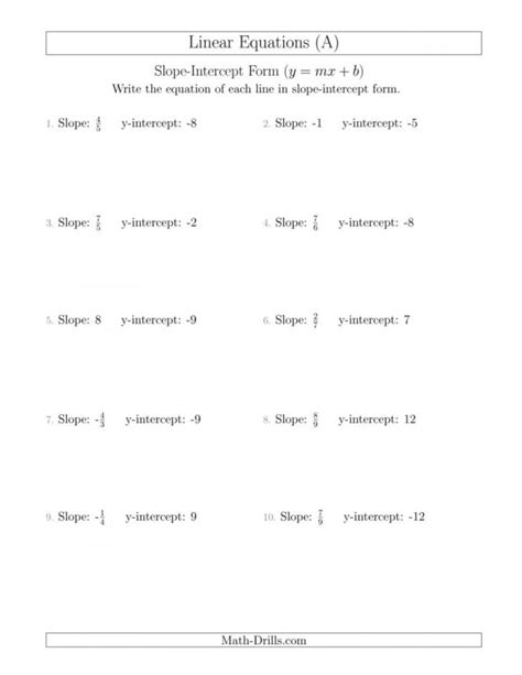Image result for 8th Grade Math Slope Worksheets