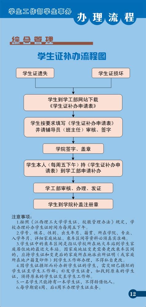 学生证补办流程图_通知公告_湖南交通工程学院