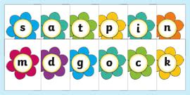 Phase 5 Sounds on Flowers (teacher made) - Twinkl