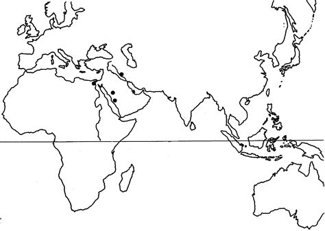 Blank Map Of Europe And Asia