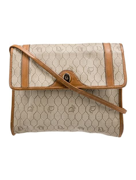 Christian Dior Honeycomb Crossbody Bag - Neutrals Crossbody Bags ...