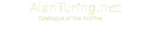 AlanTuring.net Reference Articles on Turing Minimalist
