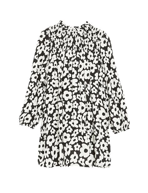 Buy Floral Shirred Dress at Marks & Spencer