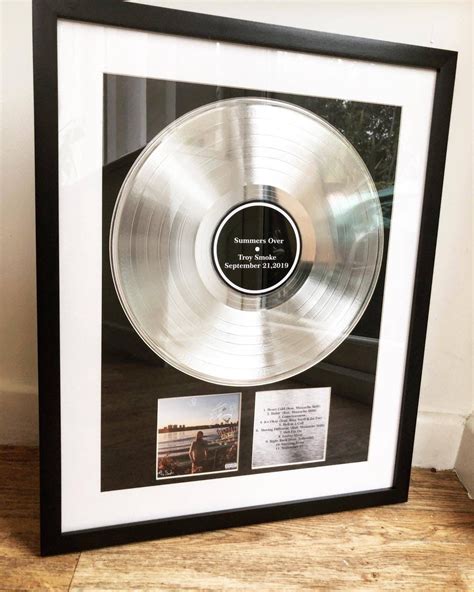 Custom Vinyl Record, Award Plaque, Personalized Vinyl Record, Song ...