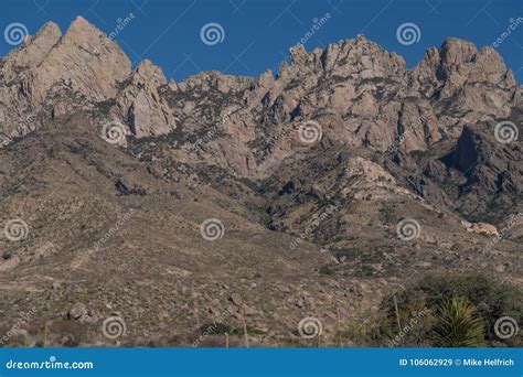 Organ Mountains Desert Peaks National Monument, Close Up. Stock Image ...