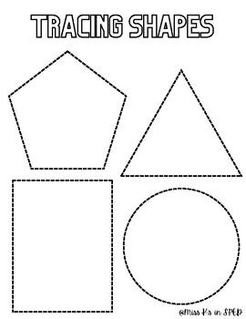 Tracing pre-writing shapes by Miss K's in SPED | TPT