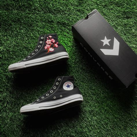 Converse x Cherry Blossom Embroidery – Knickgasm