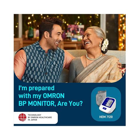 Omron Automatic Digital Blood Pressure Monitor HEM-7124 - Cureka ...