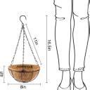 farmstool Coir Hanging Basket 8 Inch 2 Pieces Plant Container Set Price ...