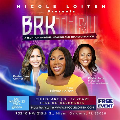 BRKTHRU Nights, 3340 NW 215th St, Miami Gardens, 23 March 2024 | AllEvents