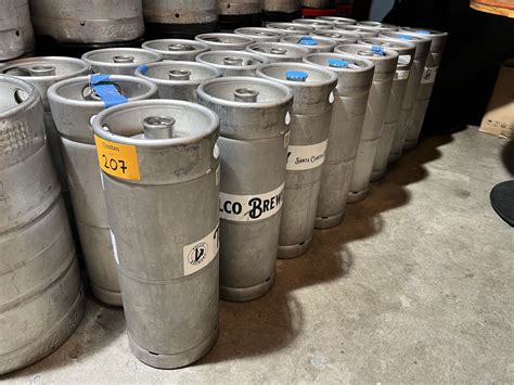 [LOT] of (24) Kegs, sixth-barrel, 5.2 gals as shown