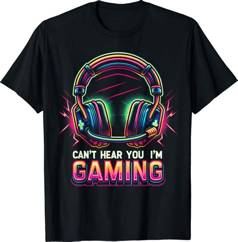 Funny Gamer Shirt for Boys Teens Men Video Gaming Graphic T-Shirt ...