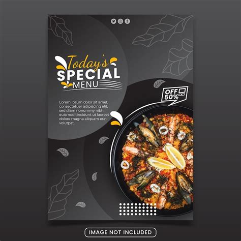 Modern cooking flyer design Vectors - Download Free High-Quality ...