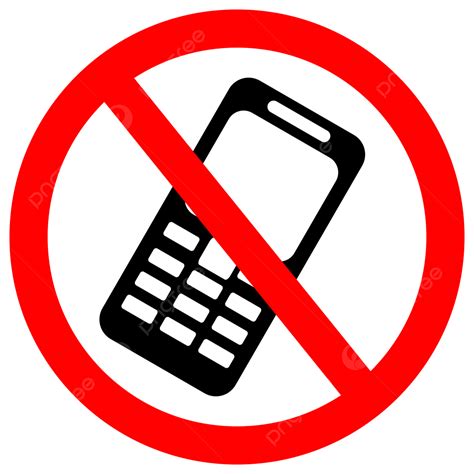Icon Prohibited From Using The Telephone Vector, Prohibiton, Icon, Turn ...