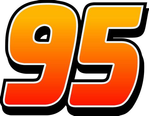 NEW FOR 2023 #95 Lightning McQueen Sticker Decal - SM thru XL - Various ...