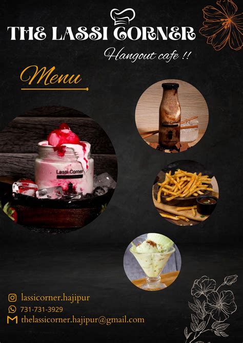 Menu at The Lassi Corner, Hajipur