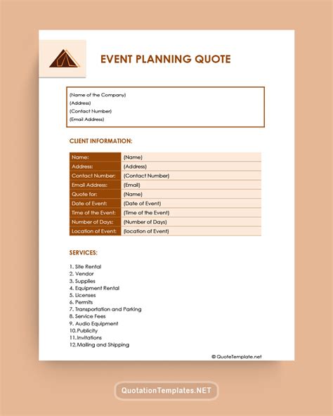 Image result for Event Quote Request